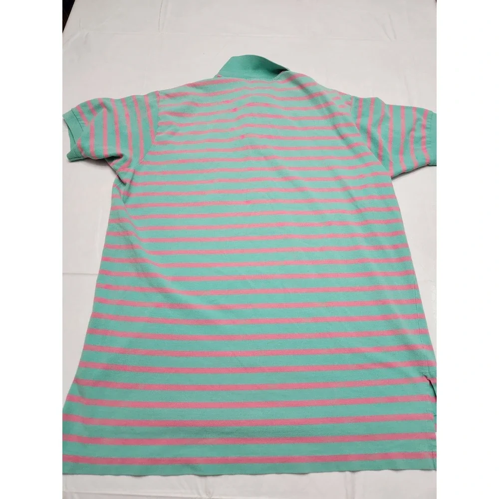 Polo Ralph Lauren Polo Shirt Mens Large Striped Pocket Classic Big Shirt‎